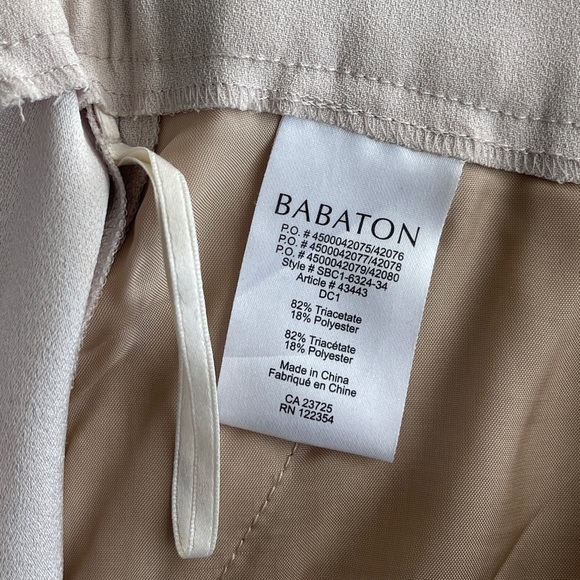 ARITZIA Babaton Conan Pant in Soft Blush Pink US Size 2 - Picture 9 of 11